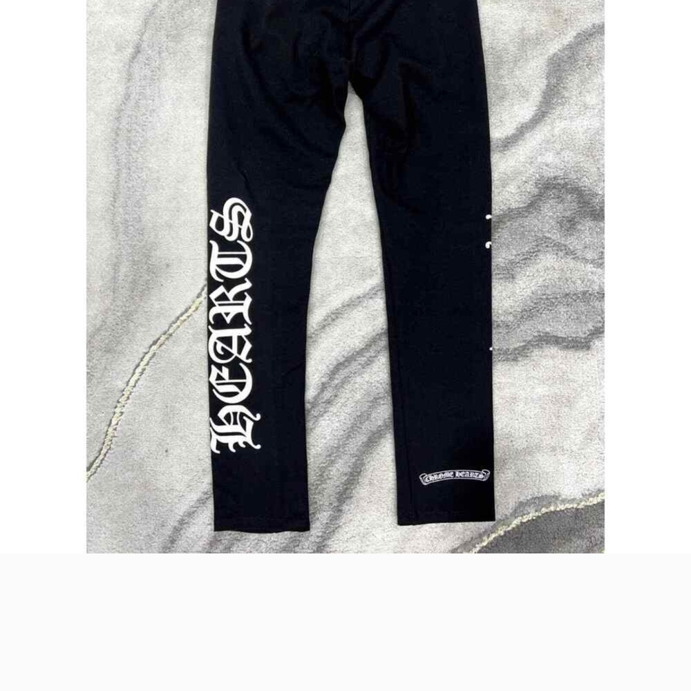 Chrome Hearts Black Leggings Contemporary Yoga Style
